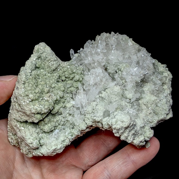 Fuschite, quartz, Pérou, 387 g