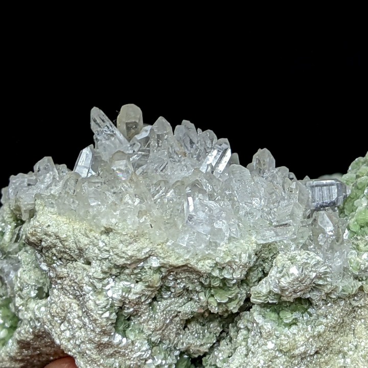Fuschite, quartz, Pérou, 387 g