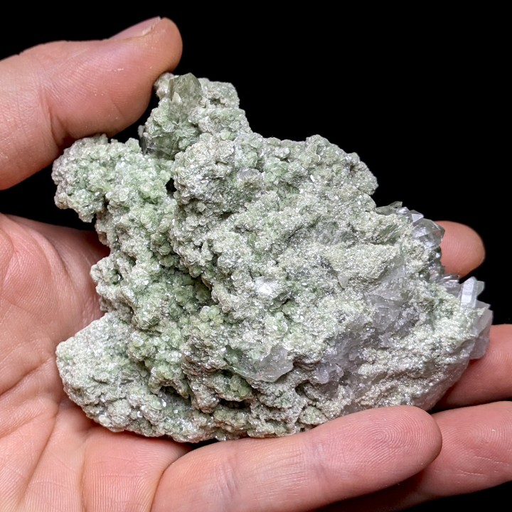 Fuschite, quartz, Pérou, 273 g
