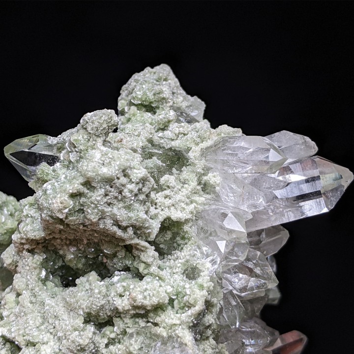 Fuschite, quartz, Pérou, 273 g