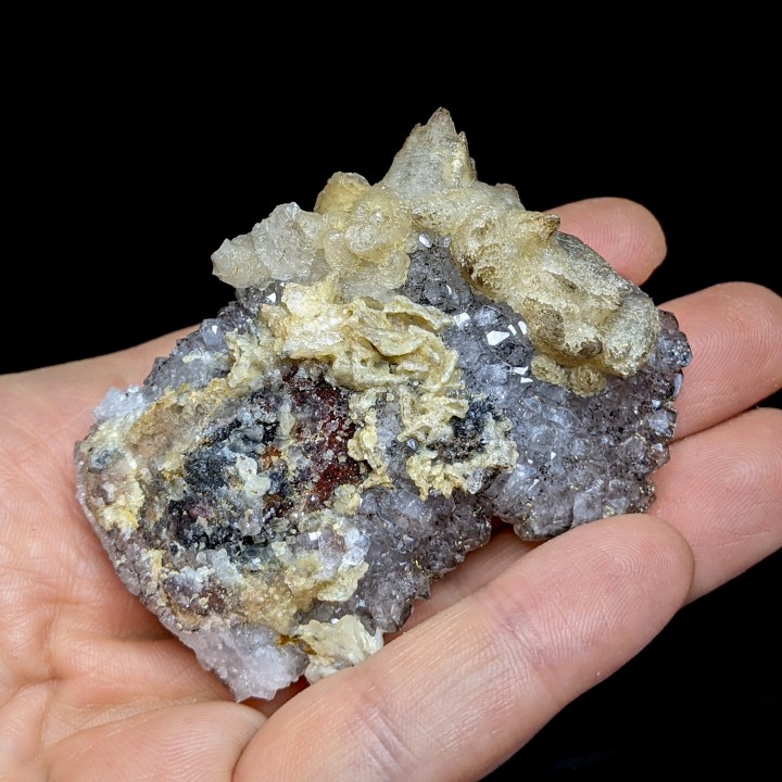 Quartz, calcite, Aouli, Maroc, 94 g