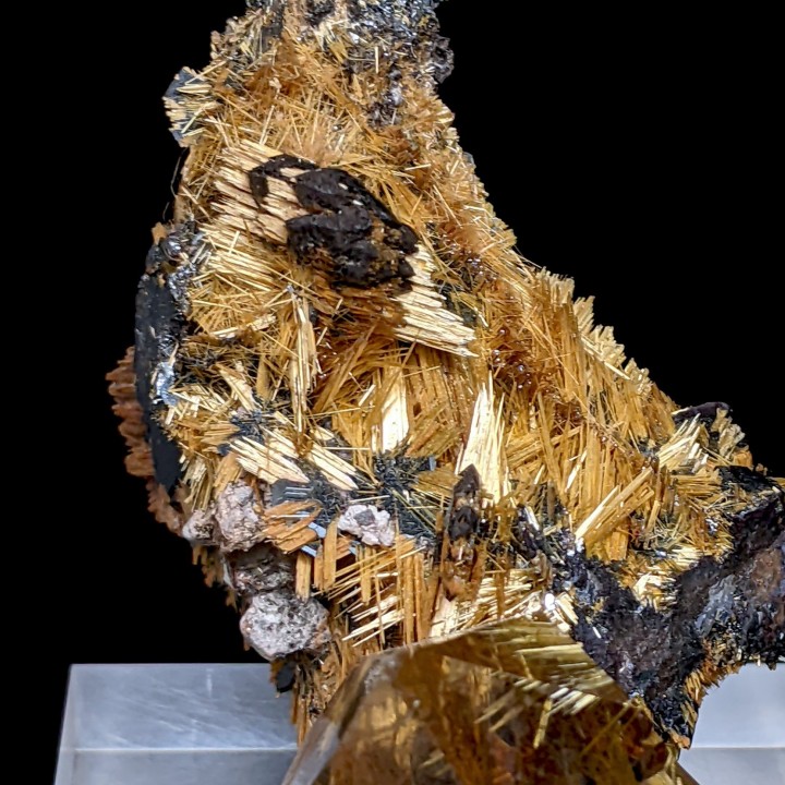 Rutile, hematite, quartz, Novo Horizonte, Brazil, 7.3 cm