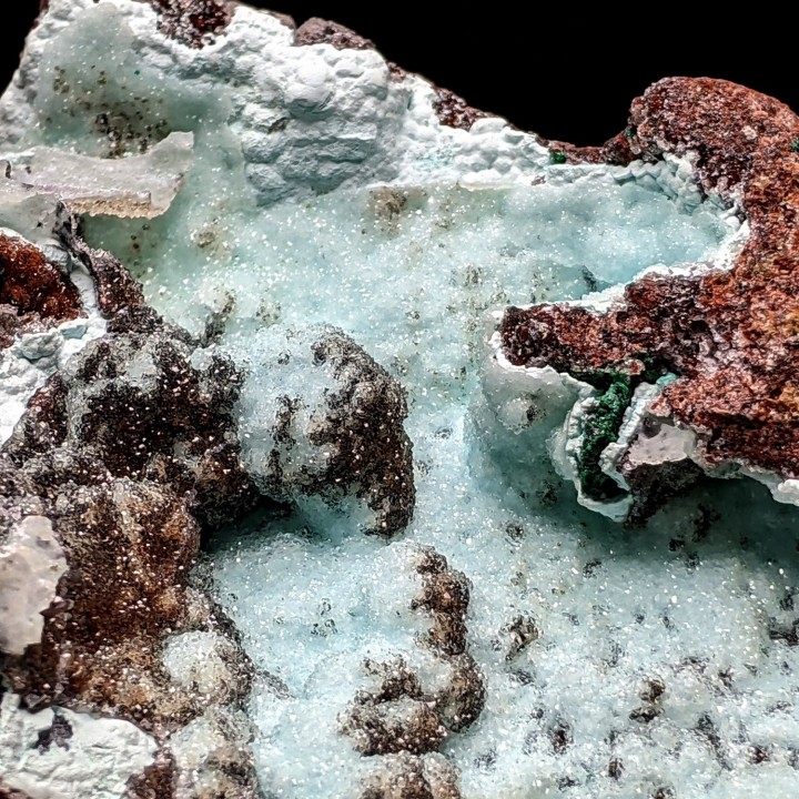 Quartz, Chrysocolle, Luputo, Congo, 211 grammes
