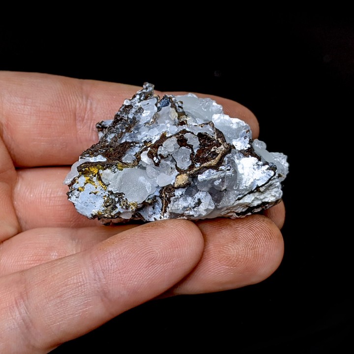 Smithsonite, hydrozincite, Lavrion, Grèce, 4,7 cm