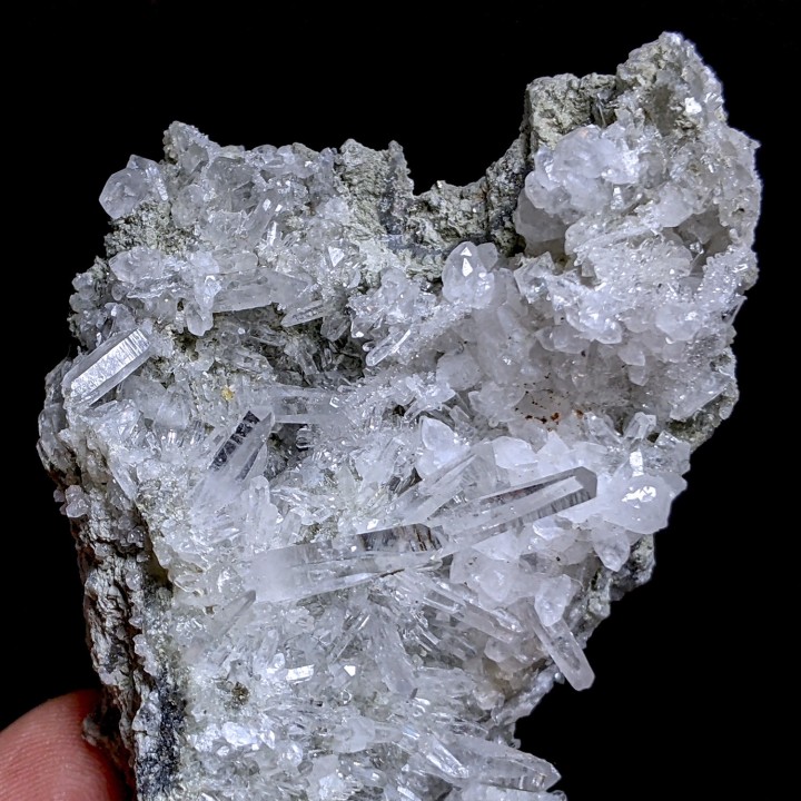 Quartz, pyrite, Guanaceví, Mexique, 8,1 cm