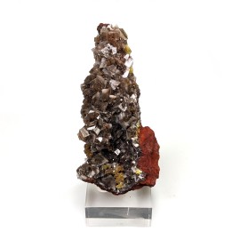 Calcite, mimétite, Santa Eulalia, Mexique, 6,2 cm