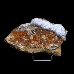 Calcite, quartz, Les Bondons, France, 141 g