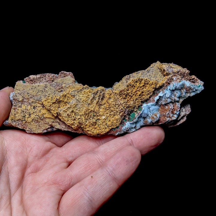 Chrysocolle, malachite, Mine Lupoto, Congo 131 g