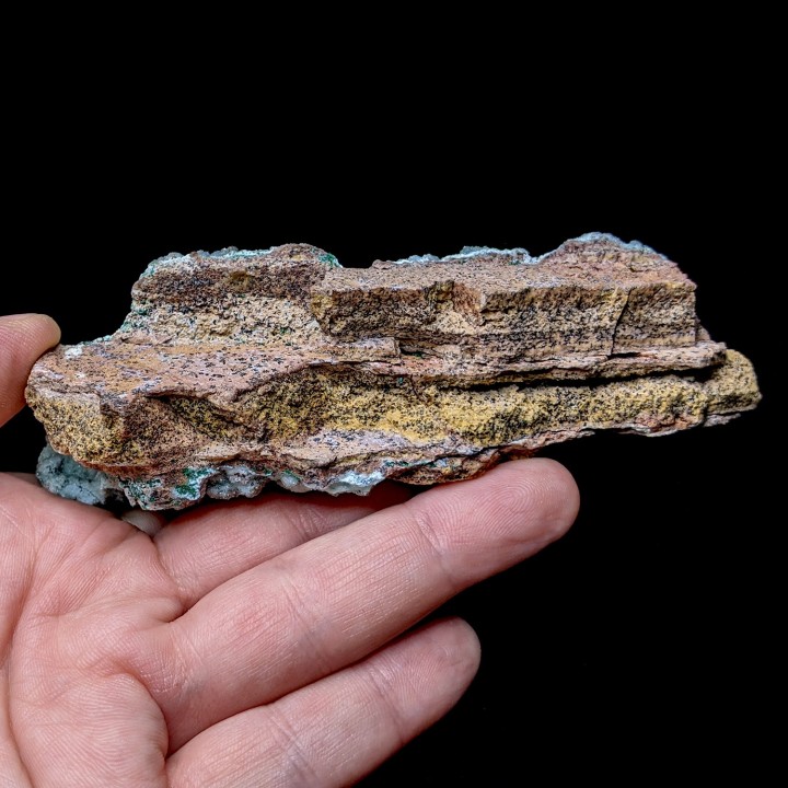 Chrysocolla, malachite, Lupoto Mine, Congo 131 g