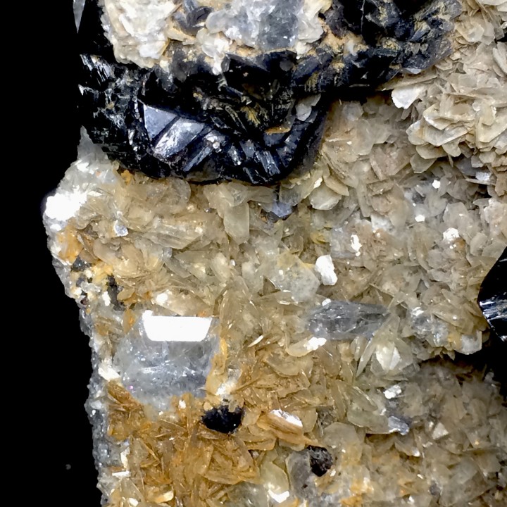 Cassitérite, Aigue marine, Muscovite, Chine, 416 g