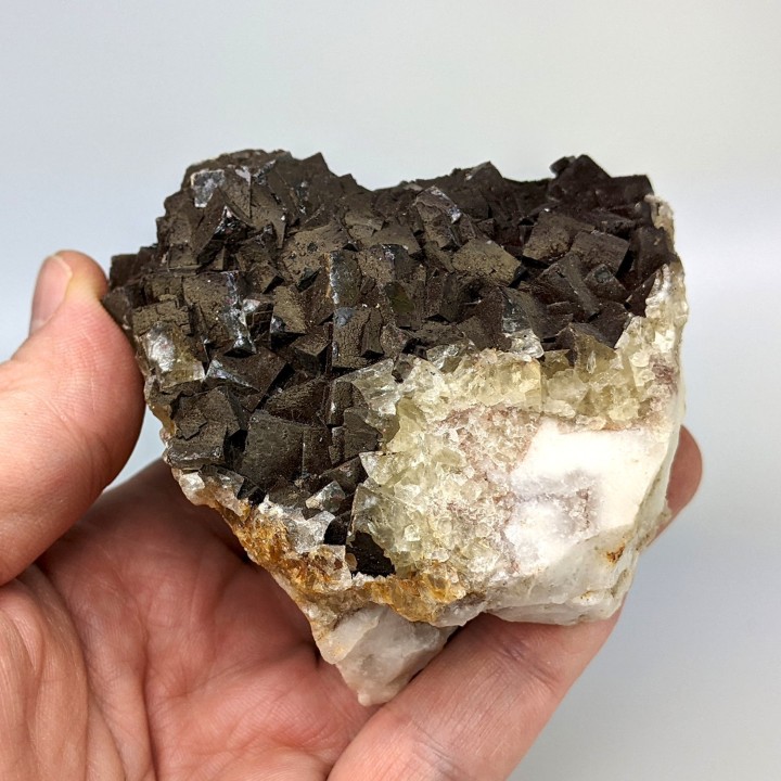 Fluorite, Argentolle, France, 429 g