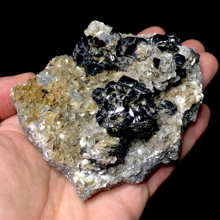 Cassitérite, Aigue marine, Muscovite, Chine, 416 g