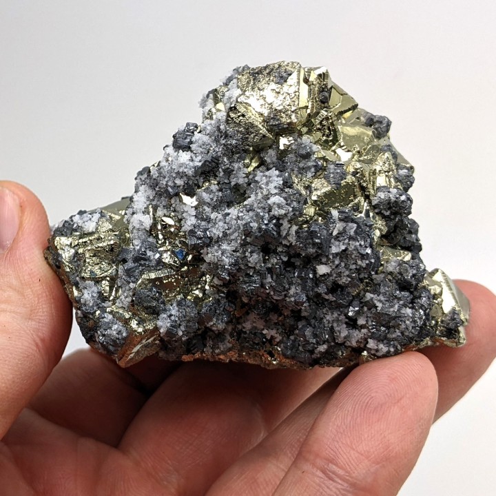Pyrite, sphalerite, Huaron, Peru, 266 g