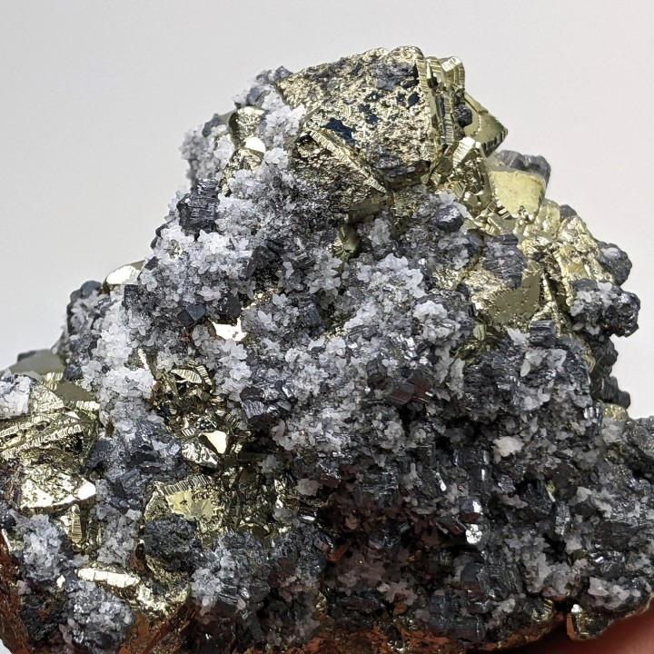 Pyrite, sphalerite, Huaron, Peru, 266 g