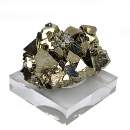 Octahedral pyrite, Huaron, Peru, 86 g
