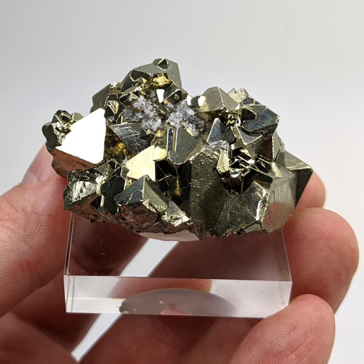 Pyrite octaédrique, Huaron, Pérou, 86 g