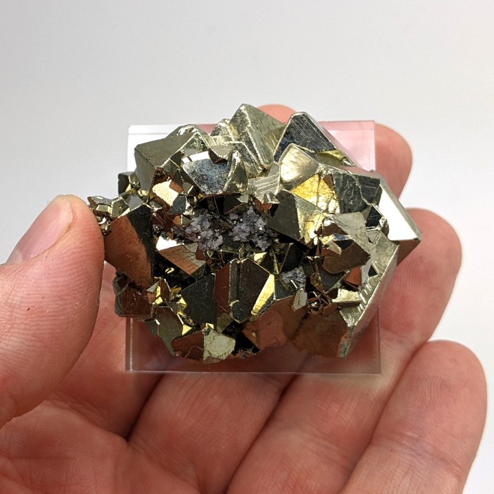 Pyrite octaédrique, Huaron, Pérou, 86 g