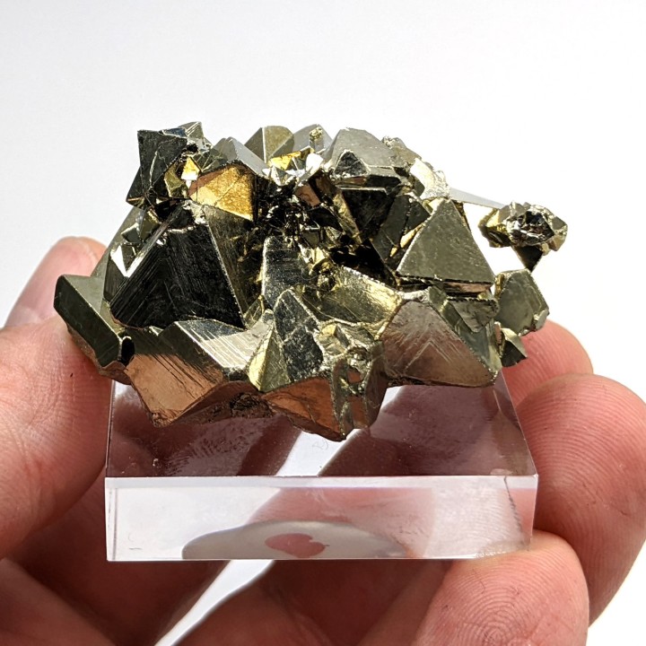 Octahedral pyrite, Huaron, Peru, 86 g