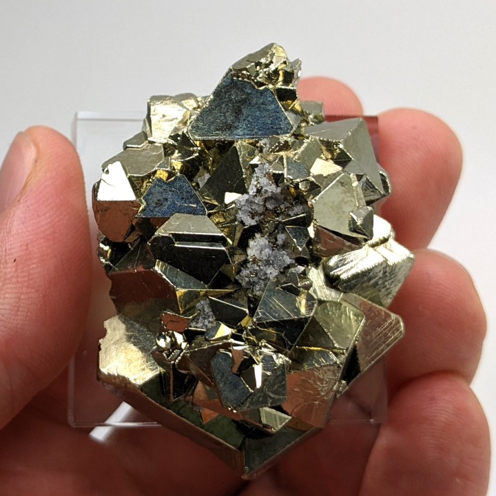 Pyrite octaédrique, Huaron, Pérou, 86 g