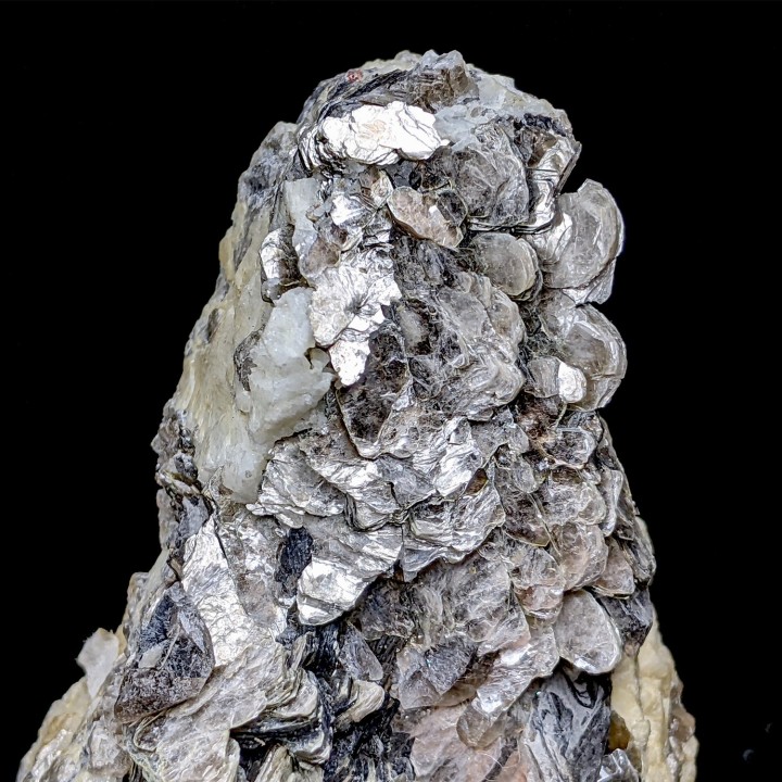 Muscovite, quartz, Brésil, 415 g
