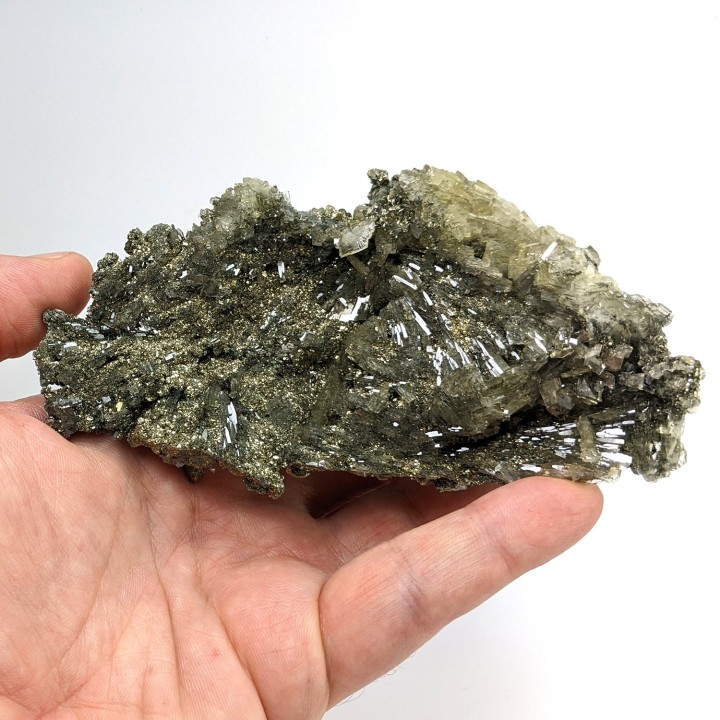 Baryte, pyrite, Oumjrane, Morocco, 211 g
