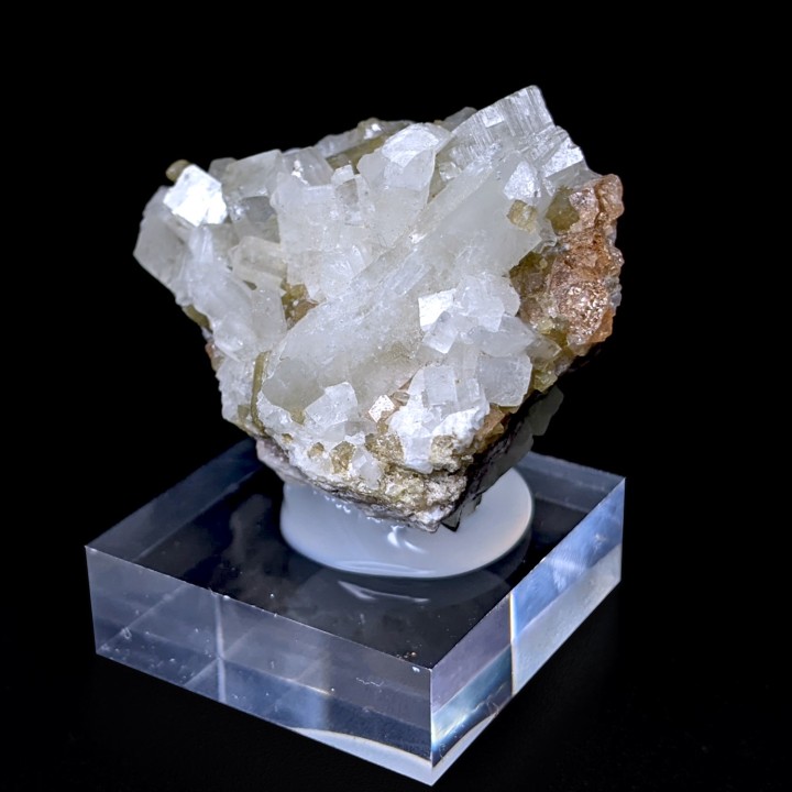 Prehnite, diopside, grenat, Mine Jeffrey, Canada, 4,1 cm