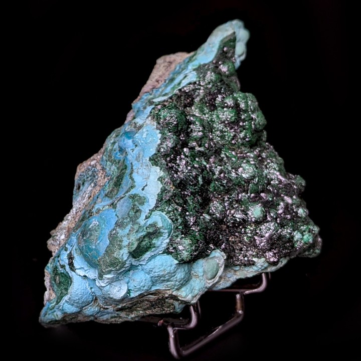 Malachite, chrysocolle, Mine de l'étoile, 166 g