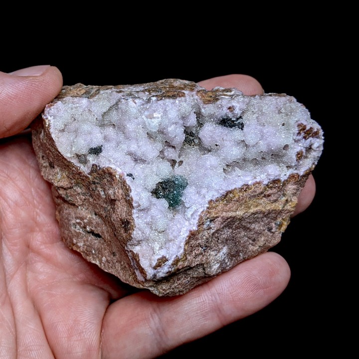 Cobaltocalcite, malachite, Congo, 228 g