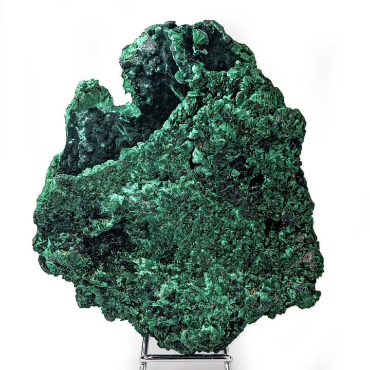 Fibrous malachite, Mindouli, Congo, 497 g