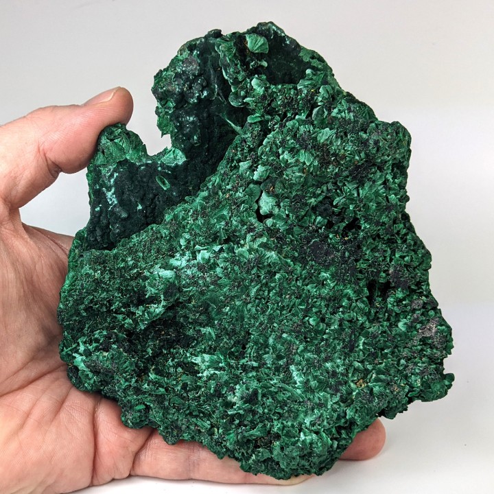 Malachite fibreuse, Mindouli, Congo, 497 g