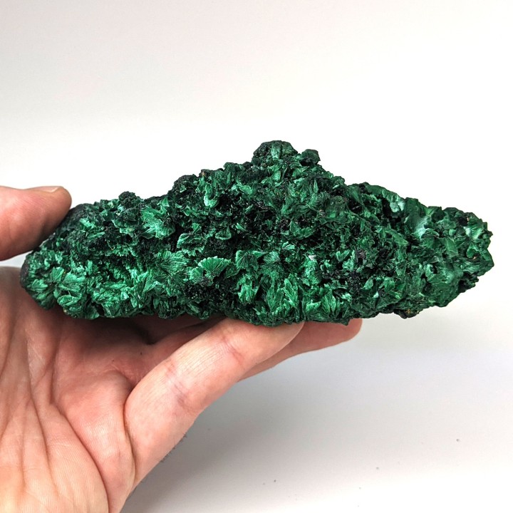 Malachite fibreuse, Mindouli, Congo, 497 g