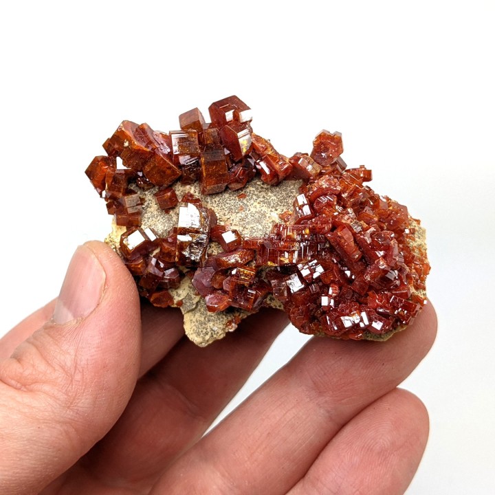 Vanadinite, Mibladen, Morocco, 5.9 cm