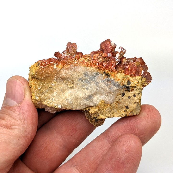 Vanadinite, Mibladen, Morocco, 5.9 cm