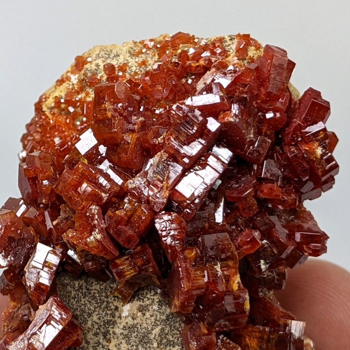 Vanadinite, Mibladen, Morocco, 5.9 cm