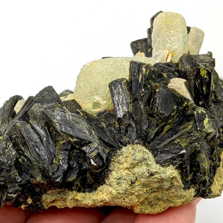 Epidote, prehnite, Kayes, Mali, 396 g