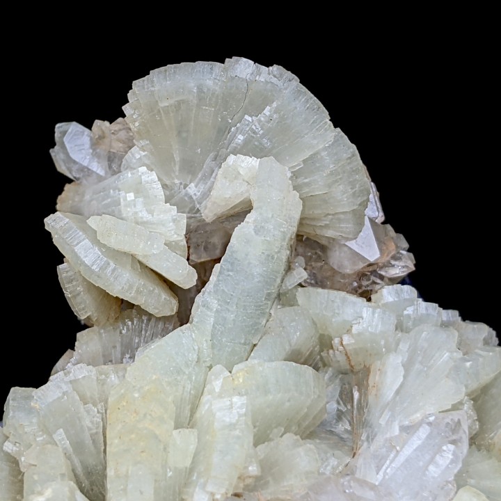 Prehnite, quartz, Djebel Melh, Maroc, 5 cm