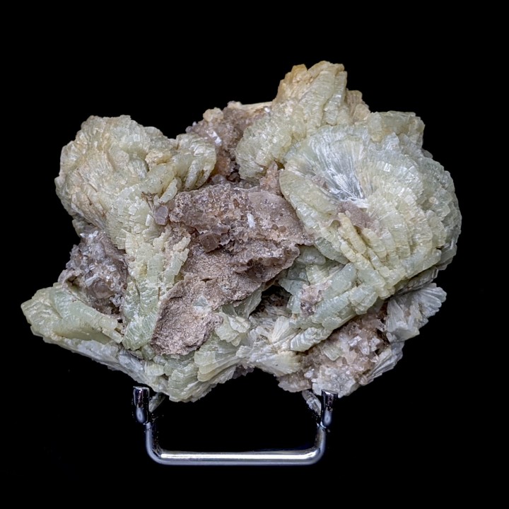 Prehnite, quartz, Djebel Melh, Maroc, 7 cm