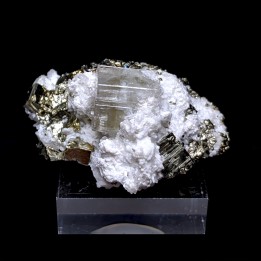 Apatite, pyrite, Julcani, Pérou, 4,3 cm
