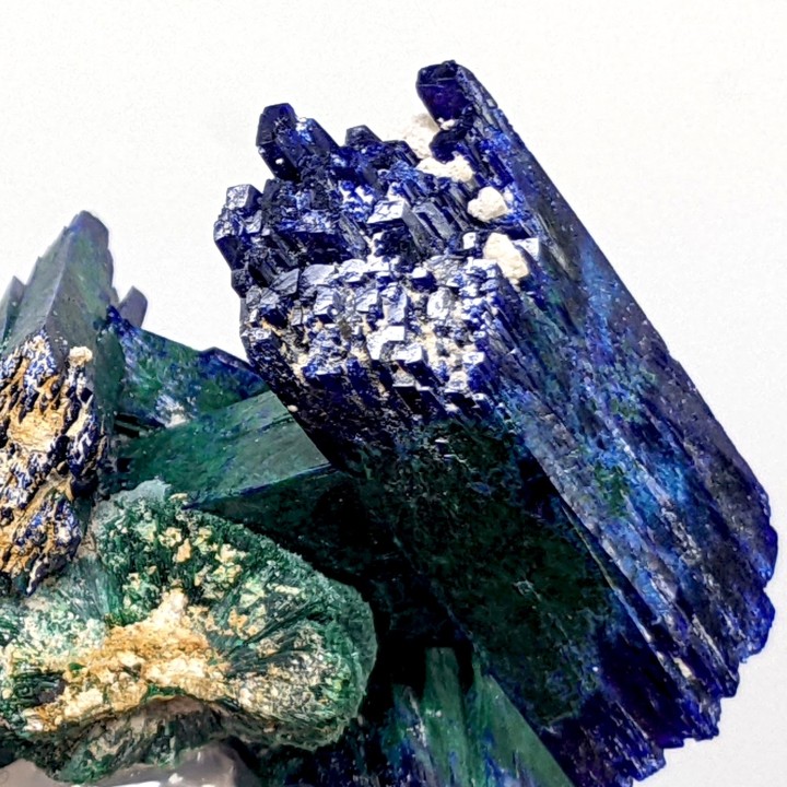 Azurite, malachite, Kerouchen, Maroc, 3,6 cm