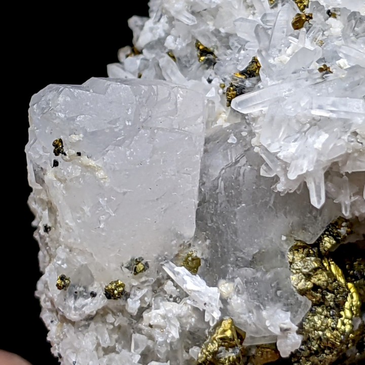 Apatite, quartz, Julcani, Pérou, 5,6 cm