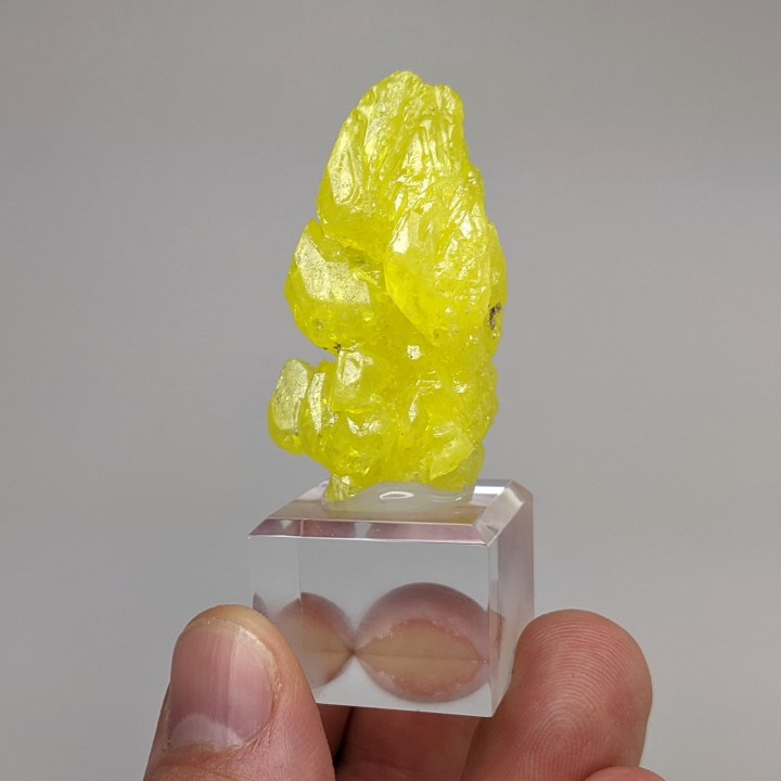 Soufre, Mine Desierto, Bolivie, 4,1 cm