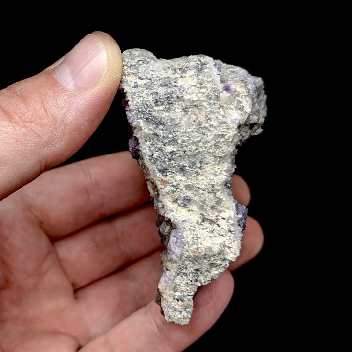 Fluorite, Buxières-les-Mines, France, 179 grams