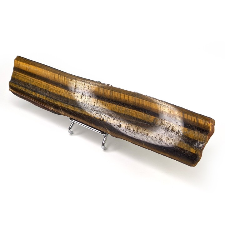 Slice of tiger's eye, South Africa, 308 grams
