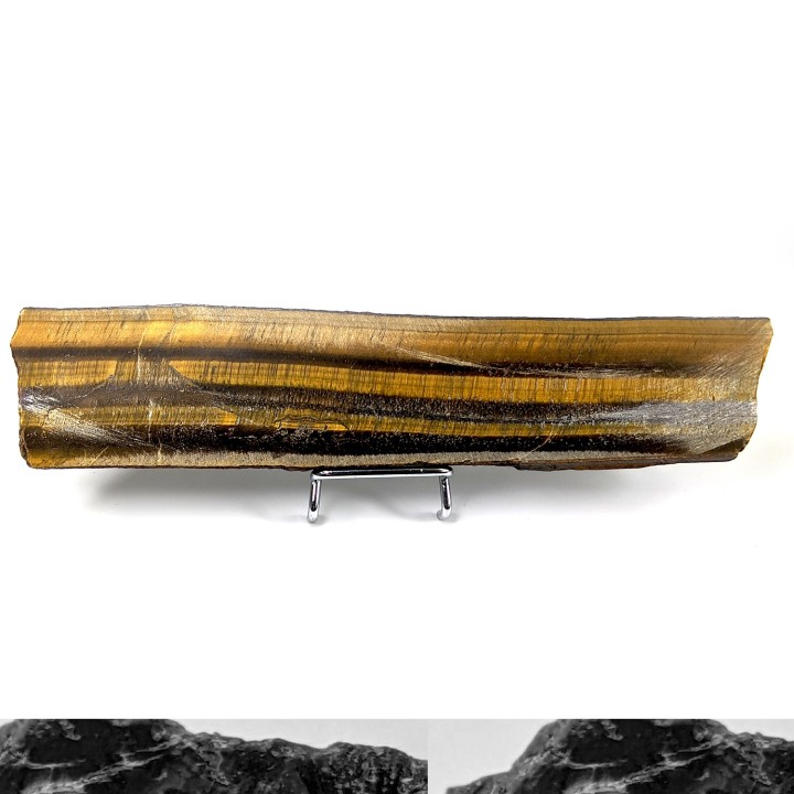 Slice of tiger's eye, South Africa, 308 grams