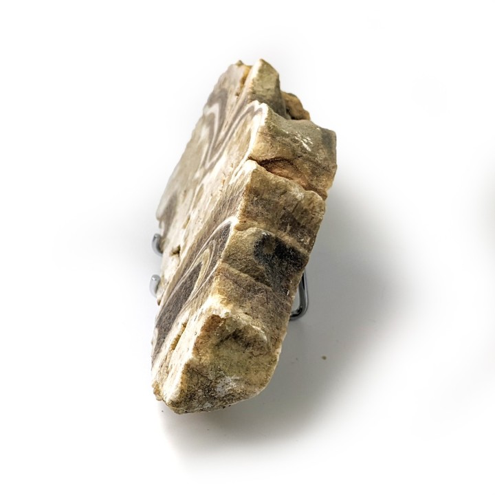 Slice of aragonite, St Aubin, France, 357 grams