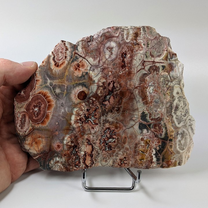Slice of agate, Mexico, 341 grams