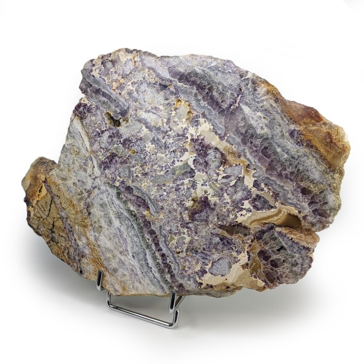 Slice of Fluorite, Maine Reclesne, France, 930 grams