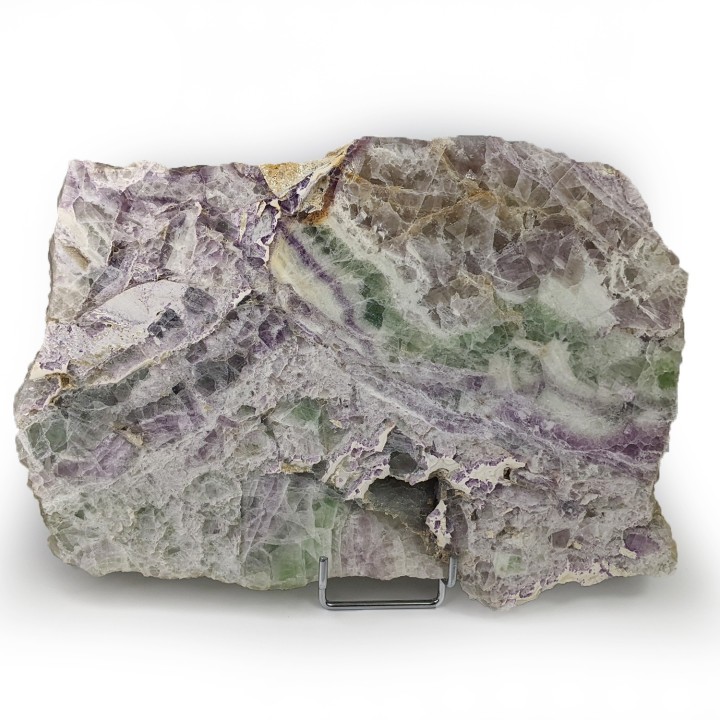 Tranche de Fluorite, Maine Reclesne, France,  1760 grammes