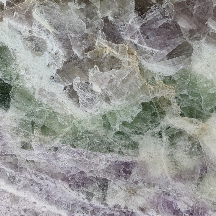 Slice of Fluorite, Maine Reclesne, France, 1760 grams