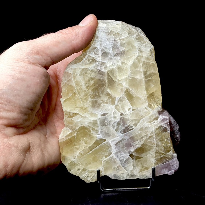 Tranche de Fluorite, Maine Reclesne, France,  536 grammes